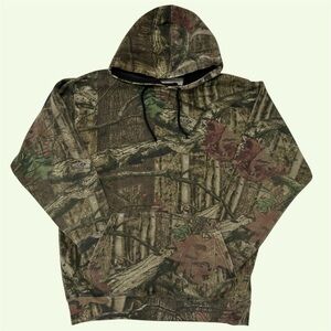 Y2K Realtree Break Up Infinity Camo Hoodie Faded Medium